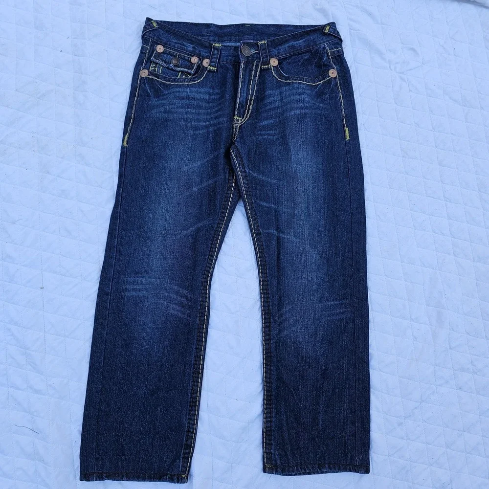 True Religion Joey Super T‎ Denim Jeans Bootcut USA Mens Size 34 x 34